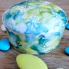 Boite à pilules porcelaine de Limoges - Naissance baptême ou communion