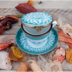 boite porcelaine miniature tasse thé
