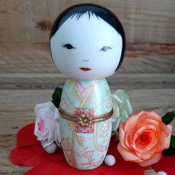 Kokeshi doll - porcelain...