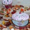 Boite à bijoux porcelaine diffuseur de parfum fleur de cerisier et or