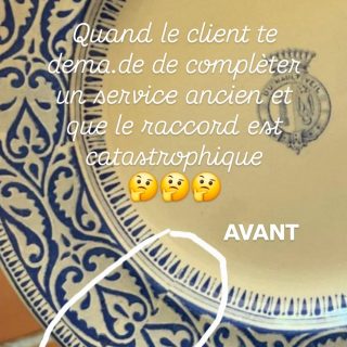 Quand les détails ne comptent pas pour certains mais que pour d' autres oui .
Faire une frise avec un raccord parfait quelque soit la taille de l'assiette et la pente de l'aile .