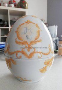 oeuf porcelaine de Limoges