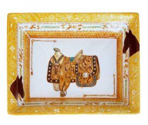 vide-poches porcelaine décor selle mexicaine