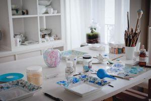 Cours de peinture sur porcelaine Stéphanie Hayet
